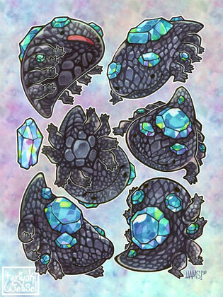 Crystal Lizards