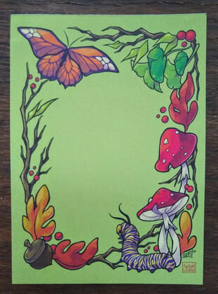 Monarch Memo Pad
